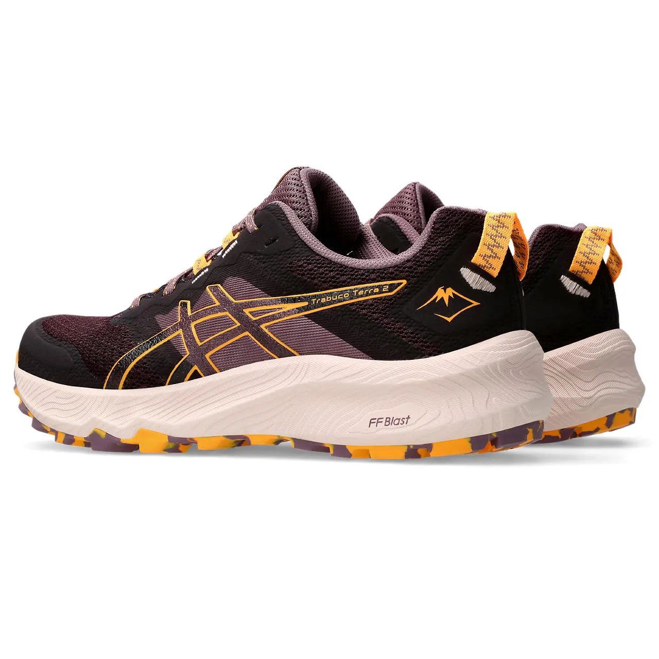 Asics Women's Trabuco Terra 2 Dark Aubergine/Stadium Orange | Buy Asics Women's Trabuco Terra 2 Dark Aubergine/Stadium