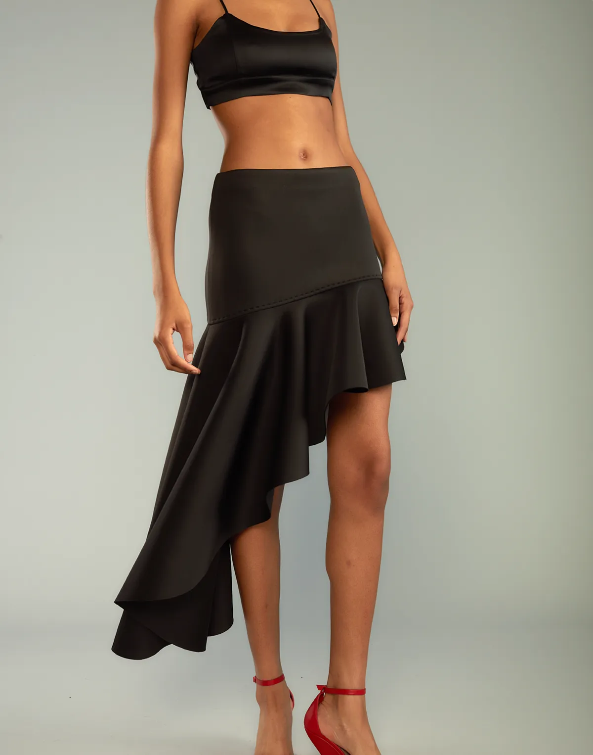 Asymmetrical Bonded Skirt