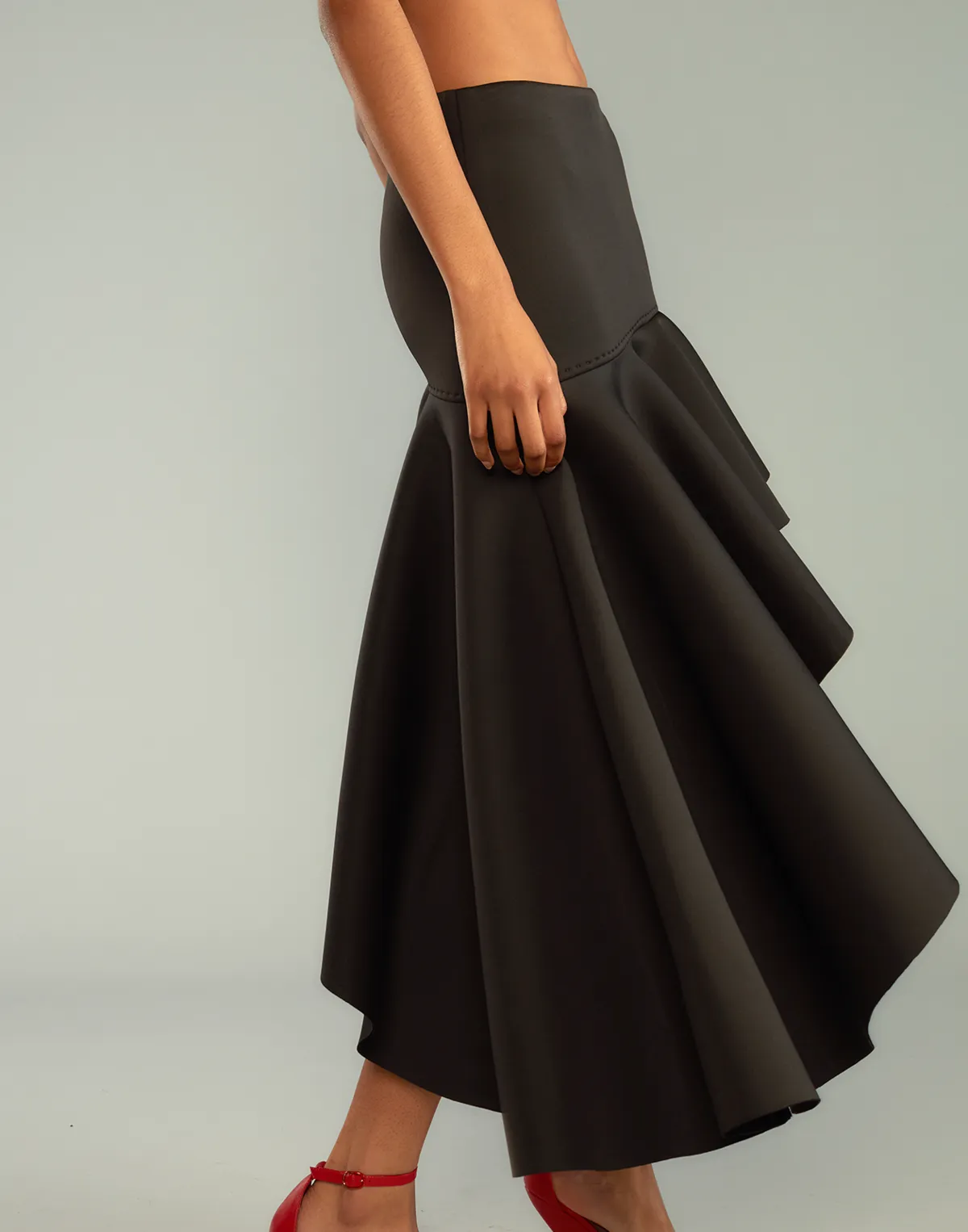 Asymmetrical Bonded Skirt