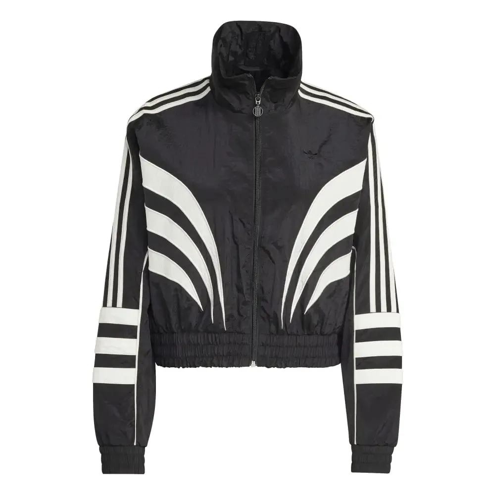 Atlanta Cut Line Loose Nylon Track Jacket