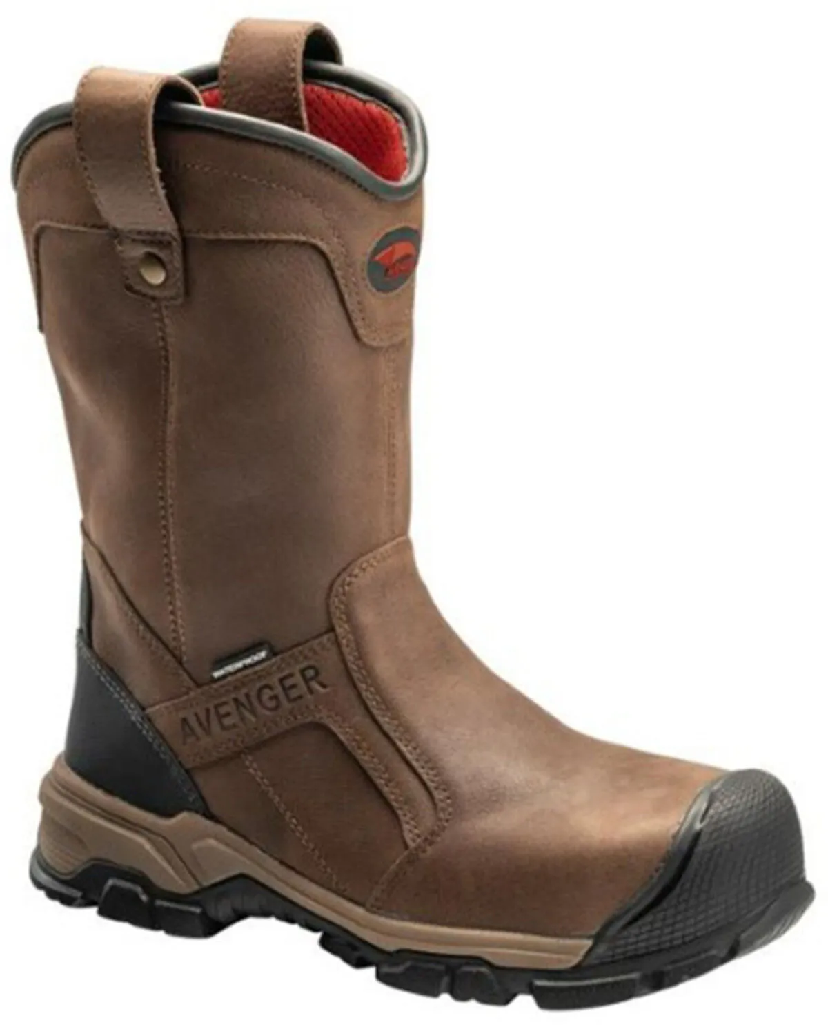 Avenger Men's Ripsaw Waterproof PR Pull On Work Boot - Aluminum Protective Toe