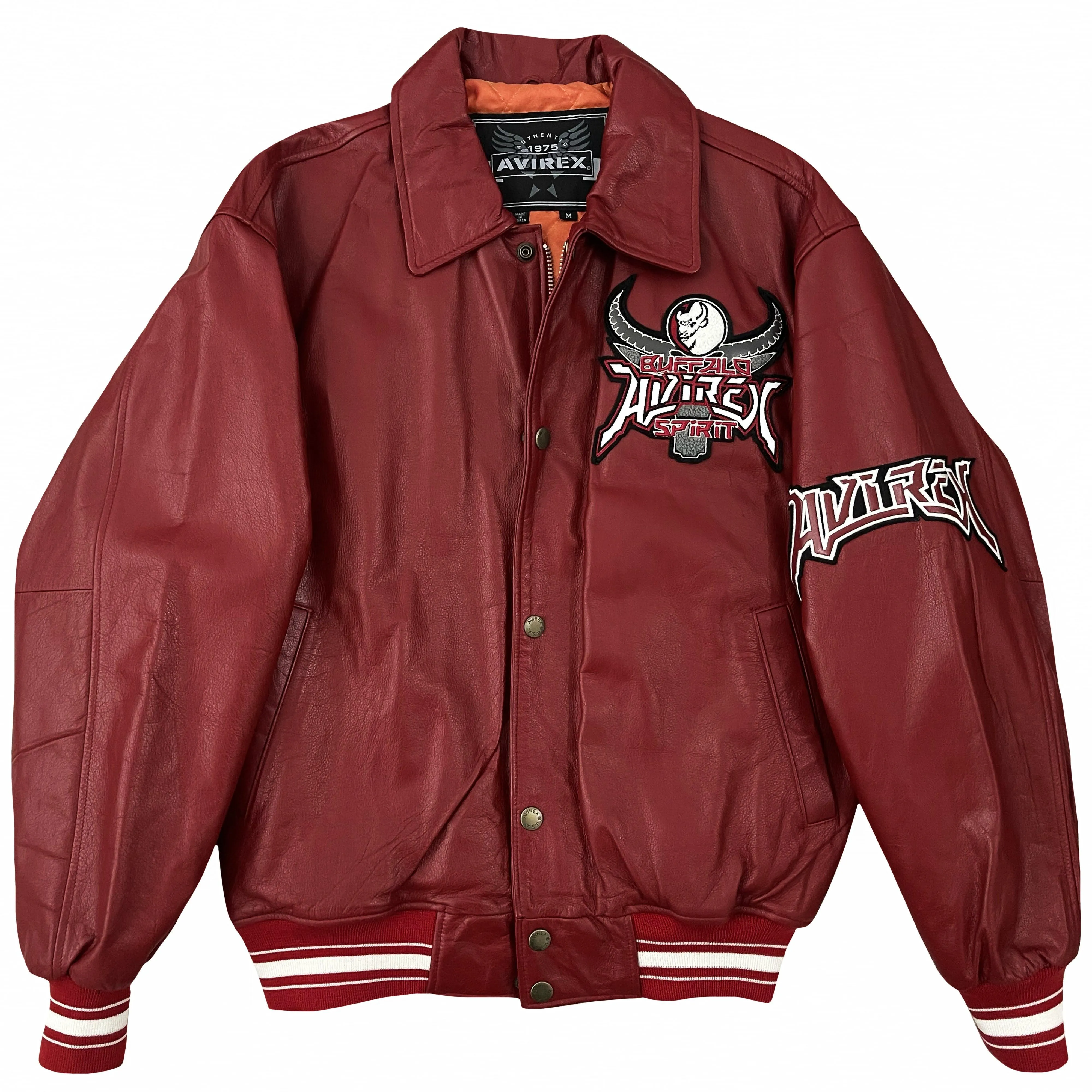 Avirex Leather Varsity Jacket