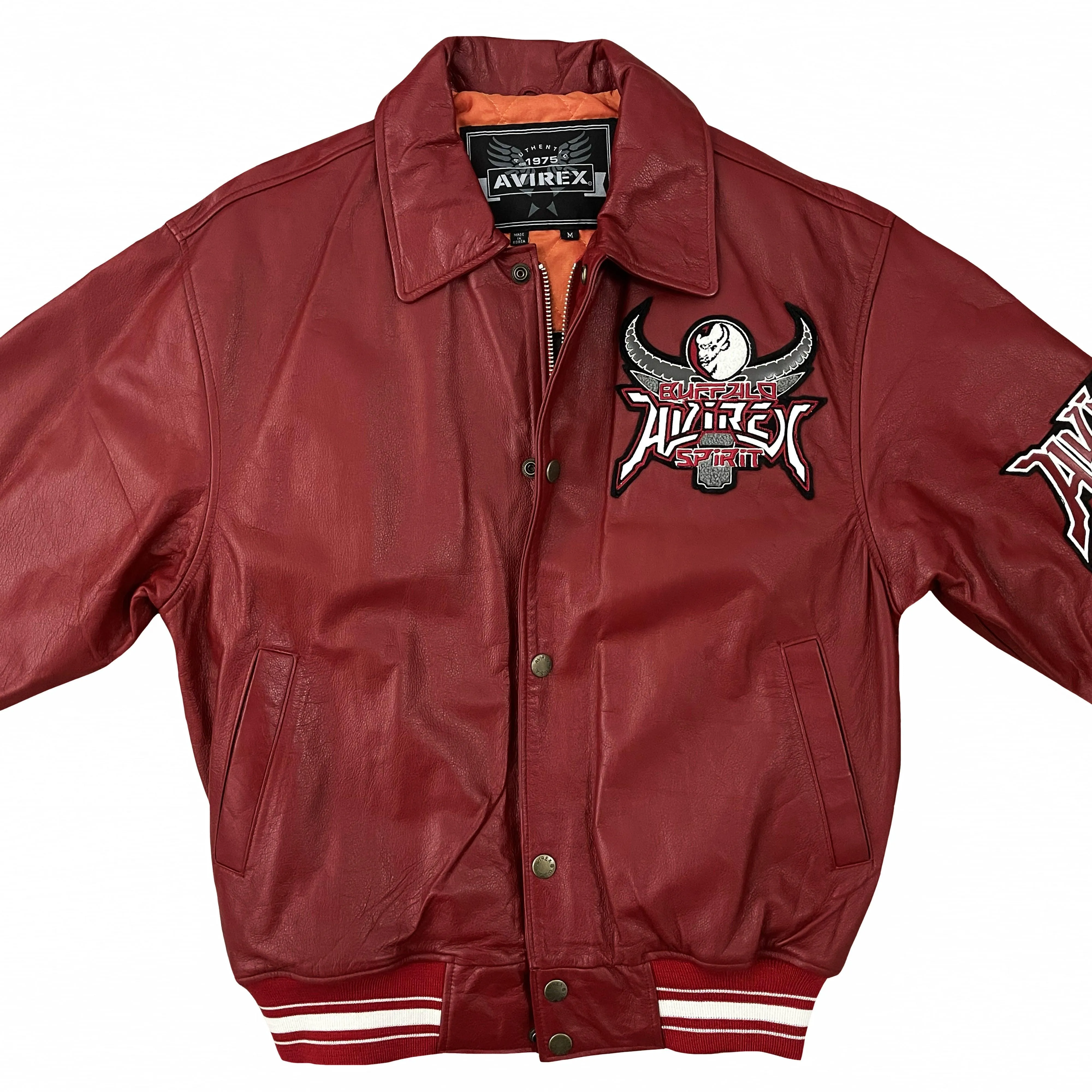 Avirex Leather Varsity Jacket