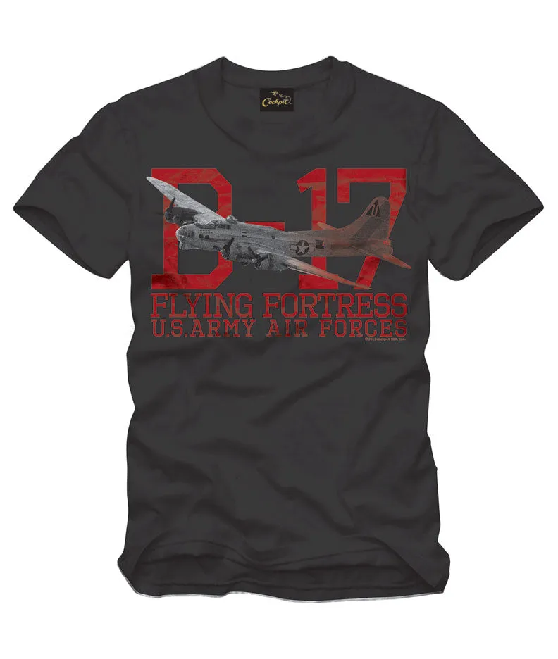 B-17 Flying Fortress Tee - Cockpit USA