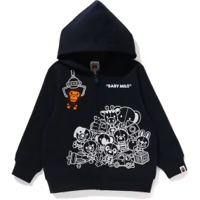 BABY MILO UFO GAME ZIP HOODIE KIDS