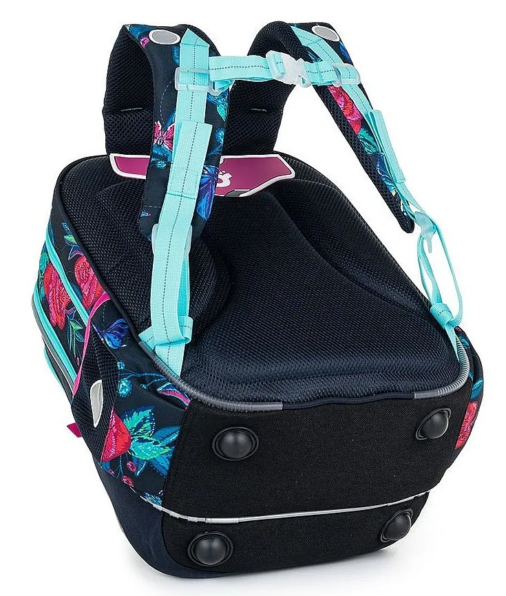 backpack Topgal BAZI 22003 - G/Blue/Butterfly - girl´s