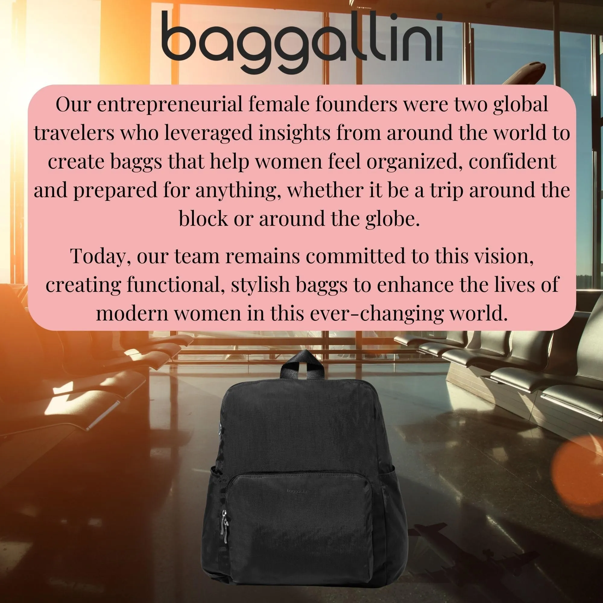 Baggallini Baggallini Women's Carryall Packable Backpack