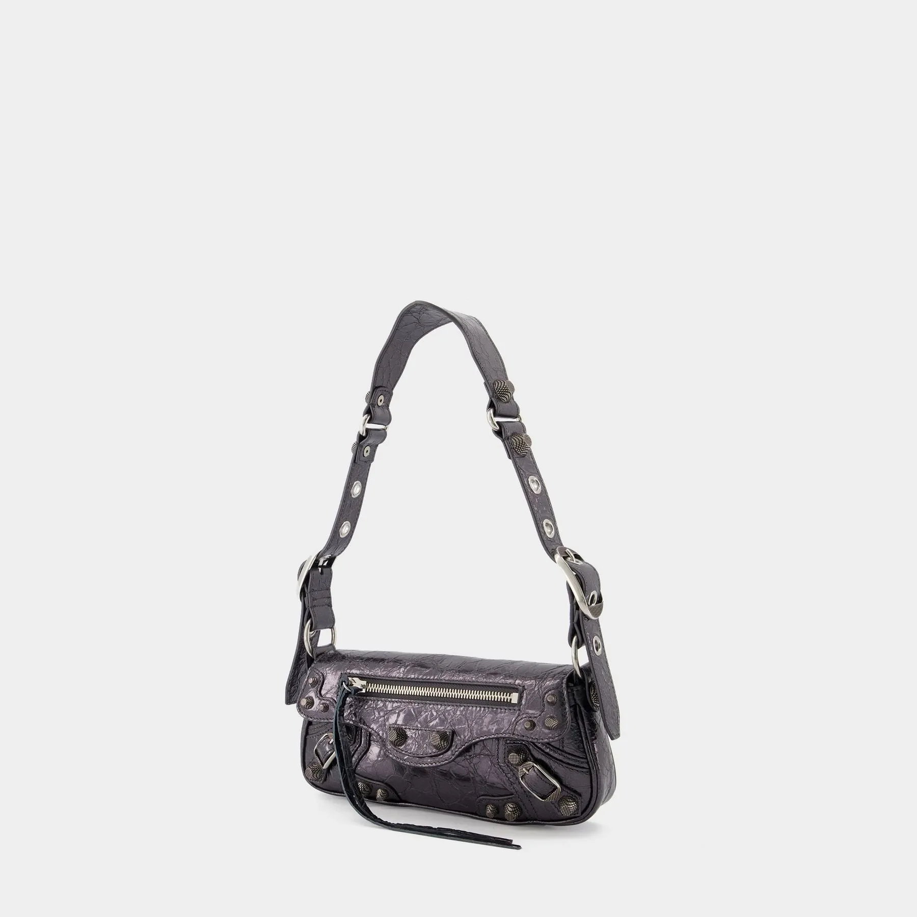 Balenciaga  Le Cago Sling Xs Shoulder Bag - Balenciaga - Leather - Grey