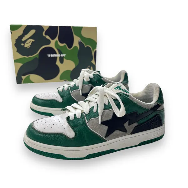 Bape SK8-STA Pine Green Trainers