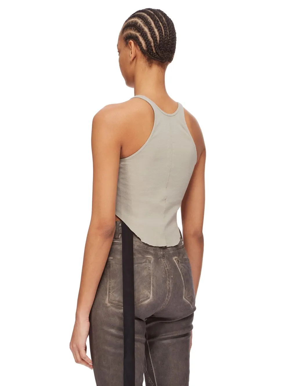 BASIC TANK CROPPED PEARL