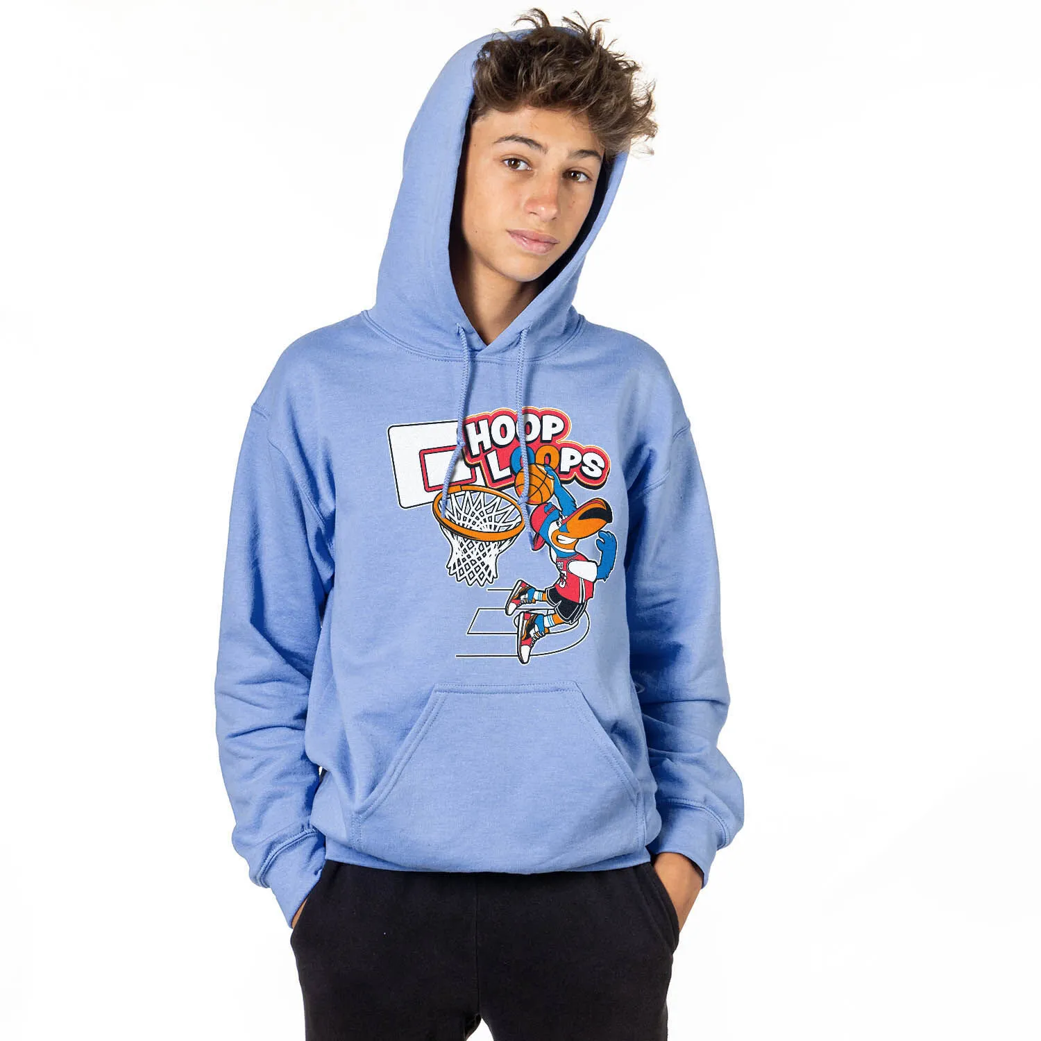 Basketball Hooded Sweatshirt - Hoop Loops 