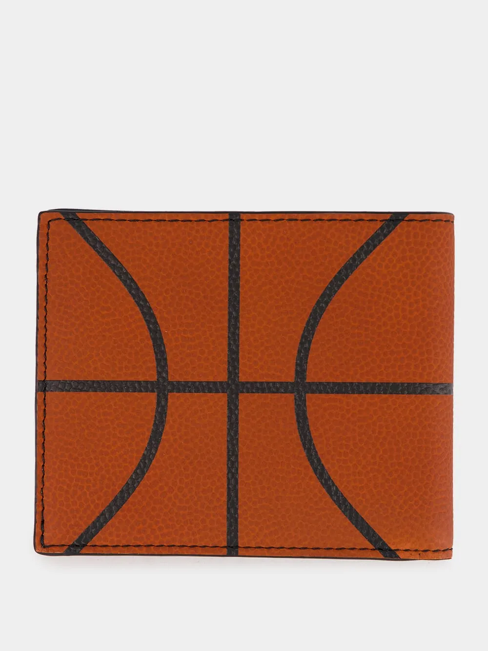 Basketball Leather Bifold Wallet