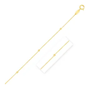 Bead Links Pendant Chain in 14k Yellow Gold (1.5mm)-rx16667-16