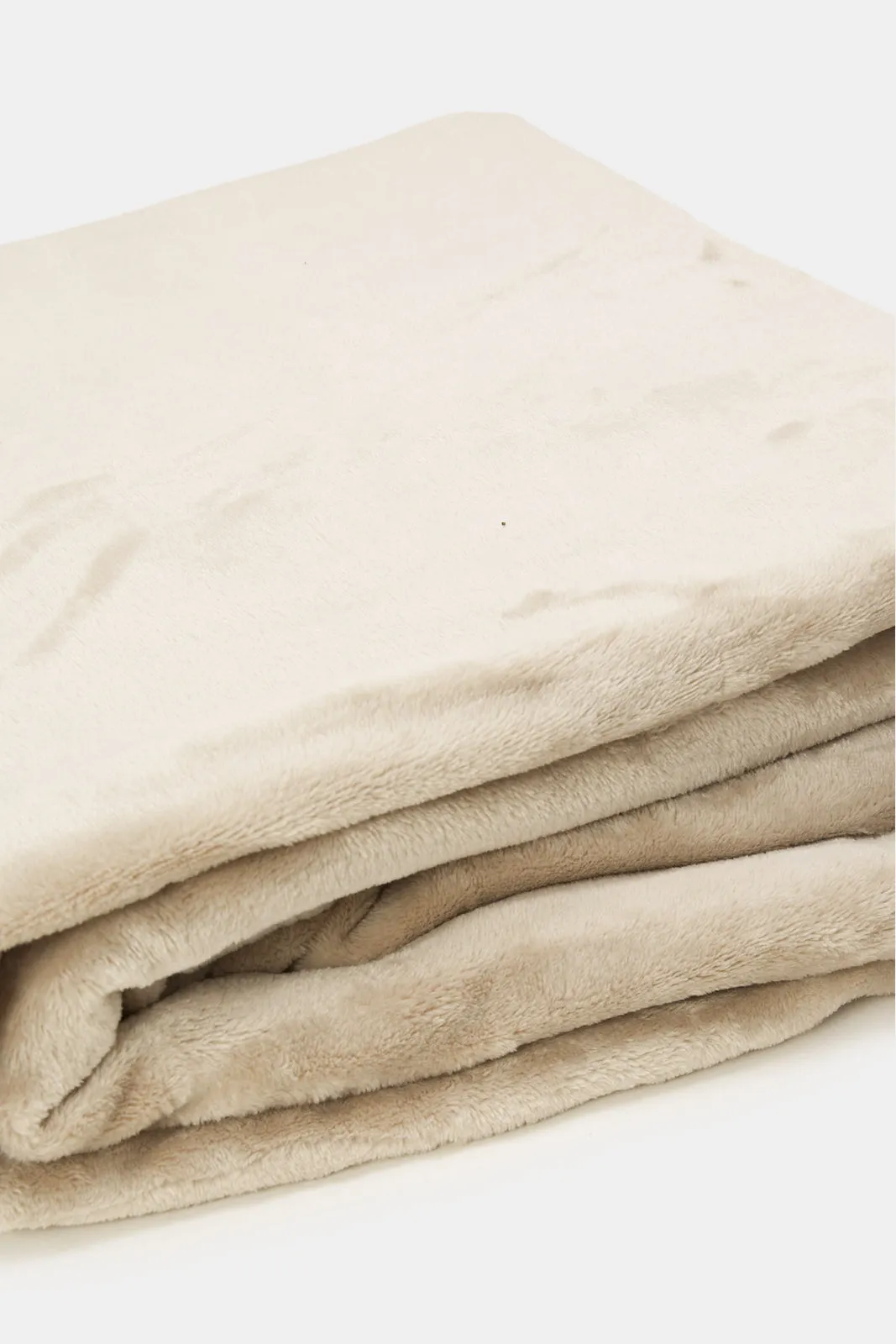 Beige Ultra Soft Blanket- (Single Size)