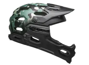 Bell Super 3R MIPS Full Face Helmet - Matt Black-Dark Green-Oak - 2019