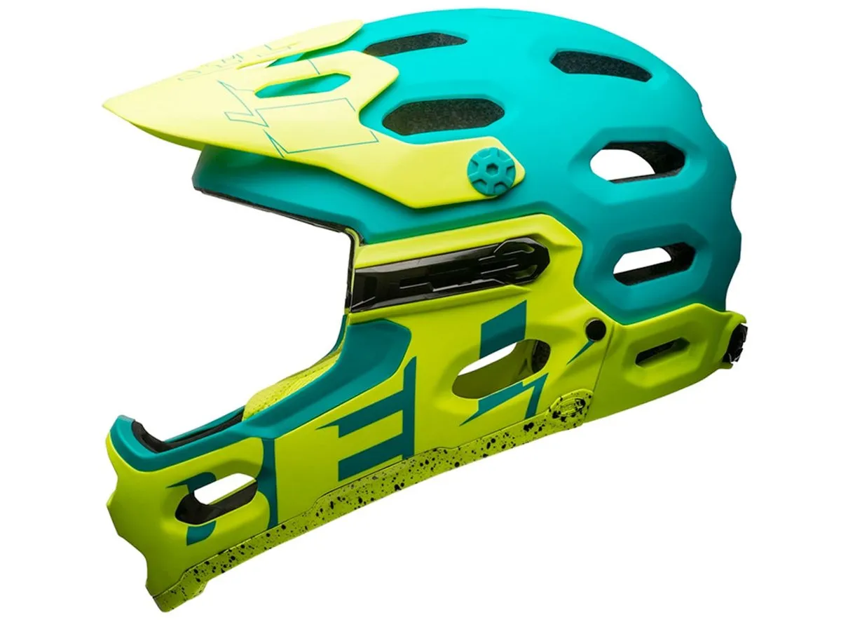 Bell Super 3R MIPS Full Face Helmet - Matt Emerald-Retina Sear