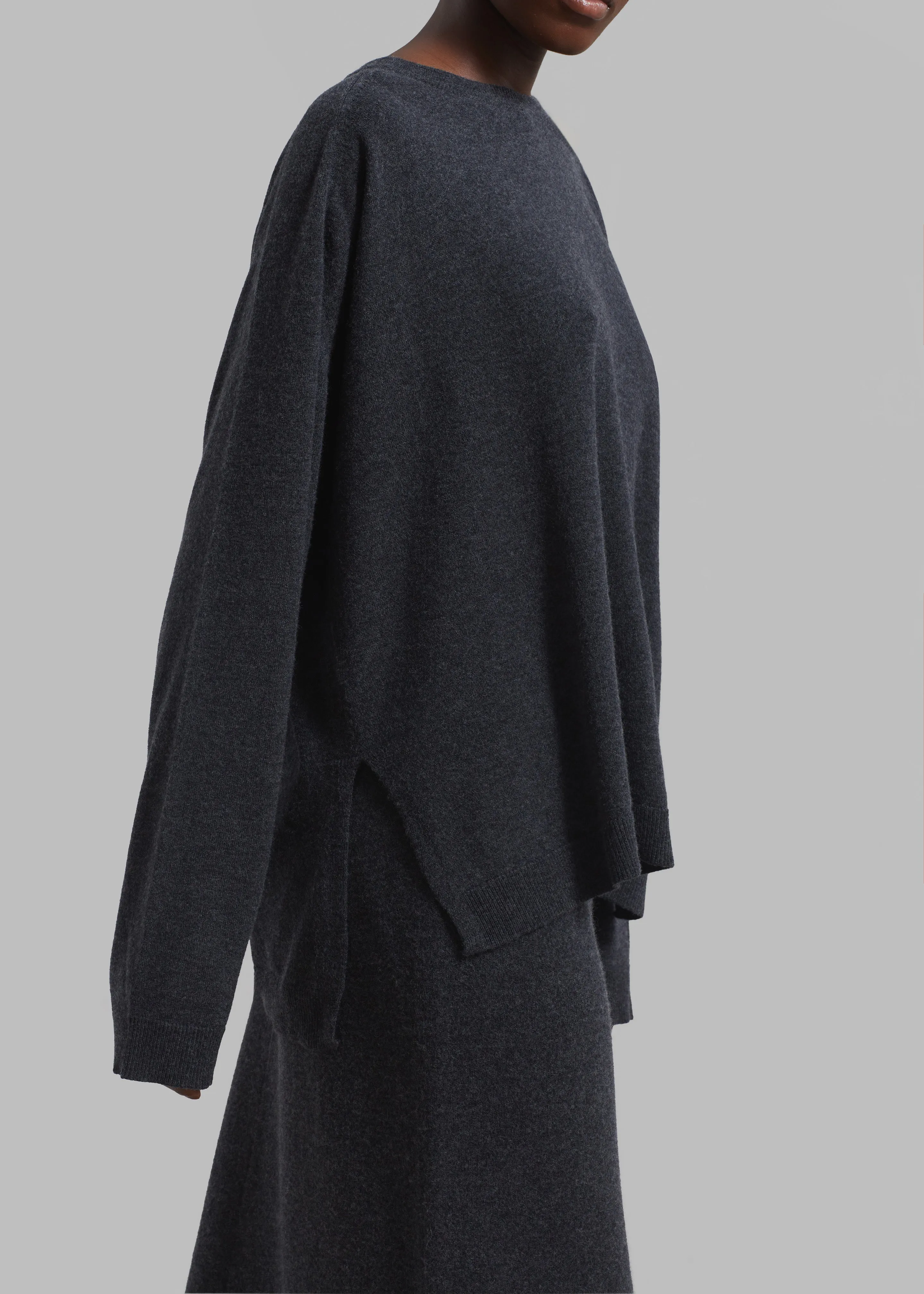 Bellamy Wool Sweater - Charcoal