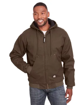 Berne HJ375T  Men's Tall Highland Washed Cotton Duck Hooded Jacket