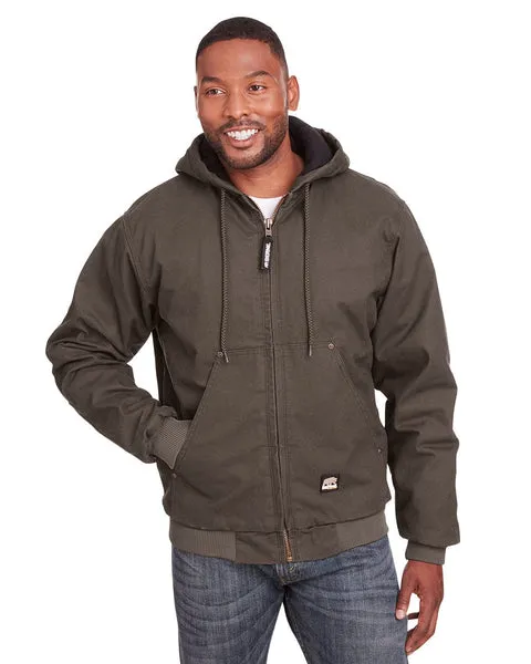 Berne - Men's Heartland Washed Duck Hooded Jacket