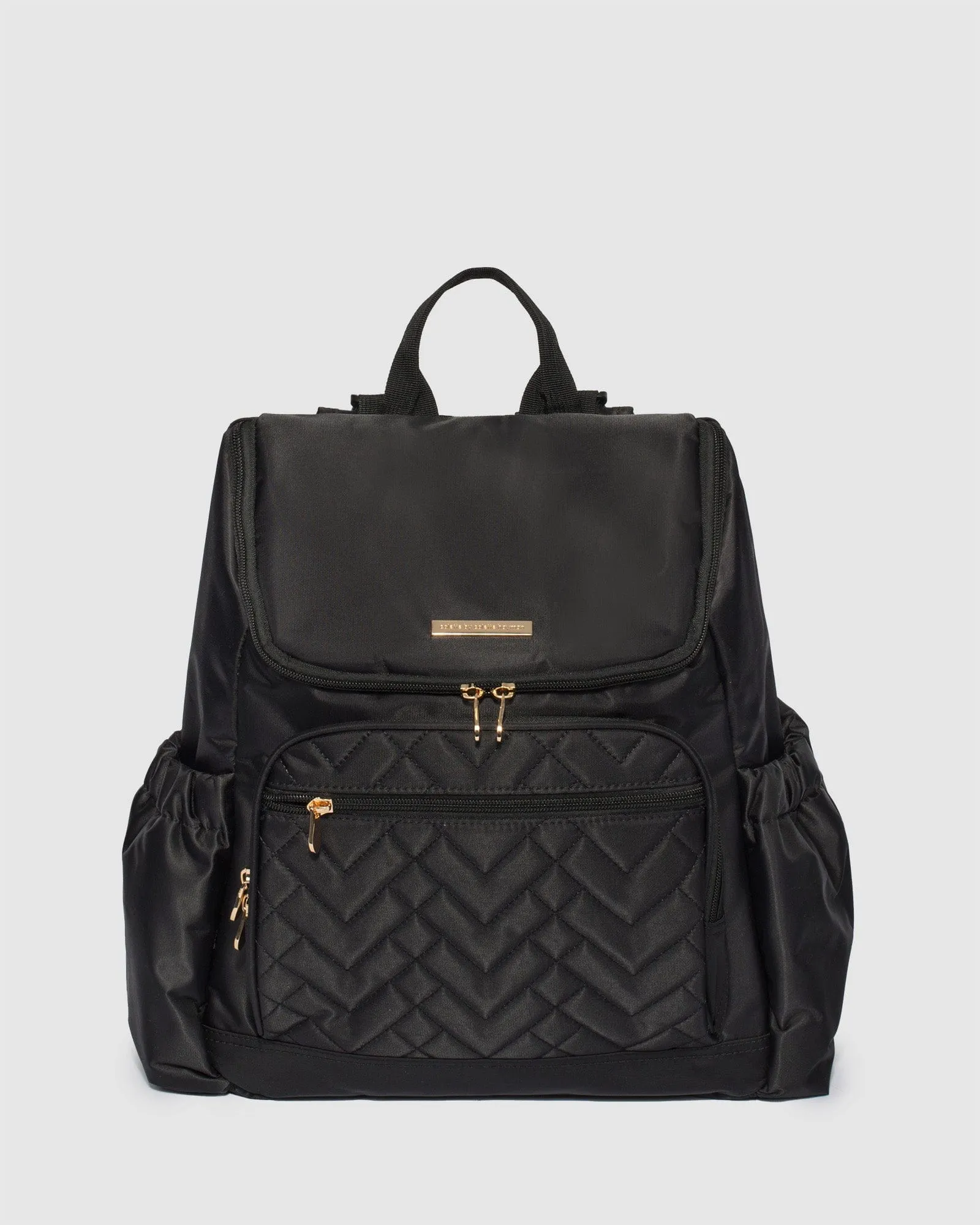 Black And Gold Baby Bag Backpack