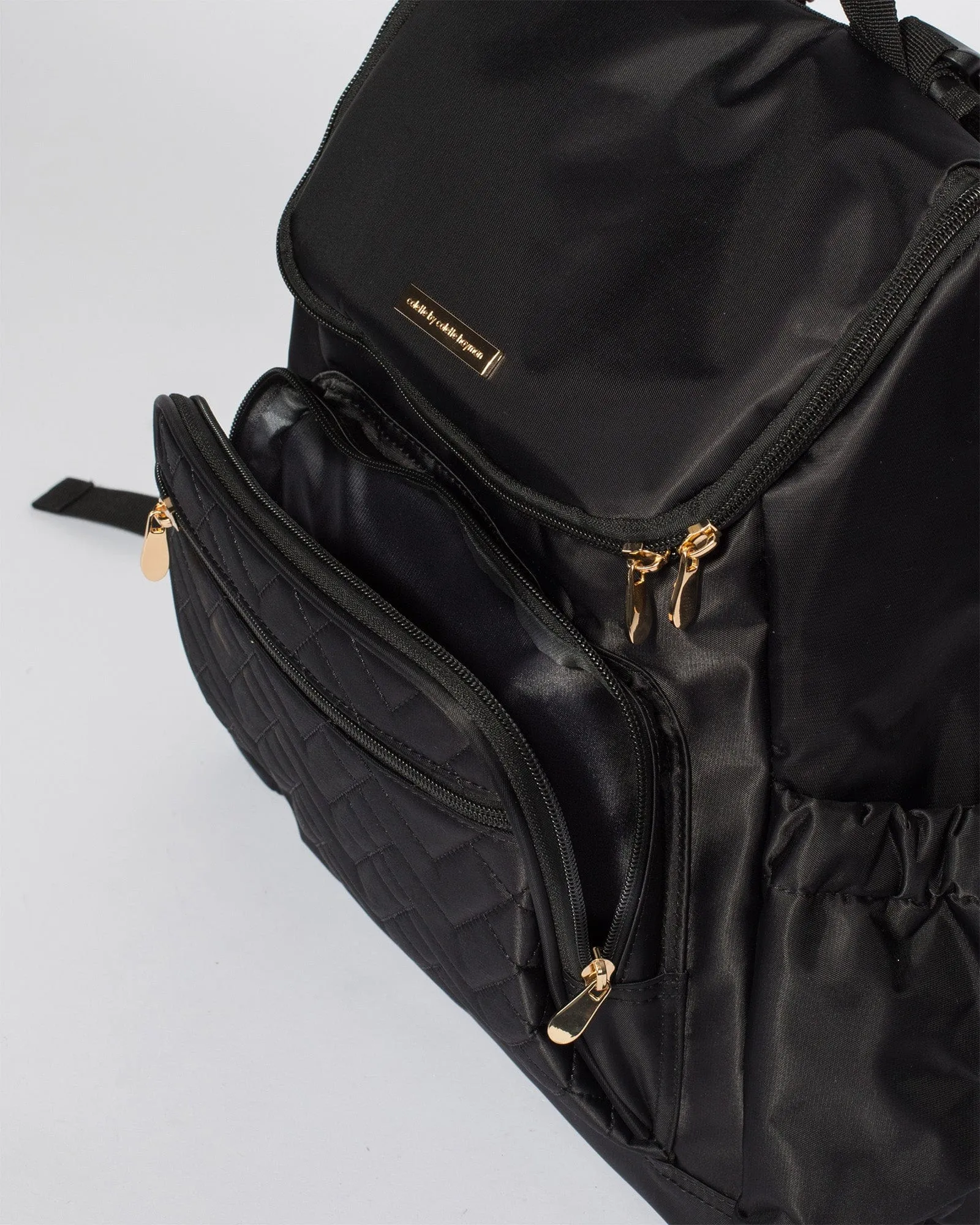 Black And Gold Baby Bag Backpack