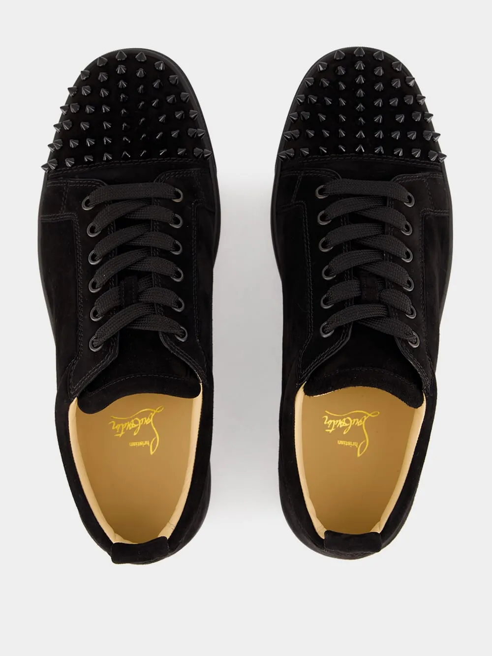 Black Louis Junior Spiked Sneakers