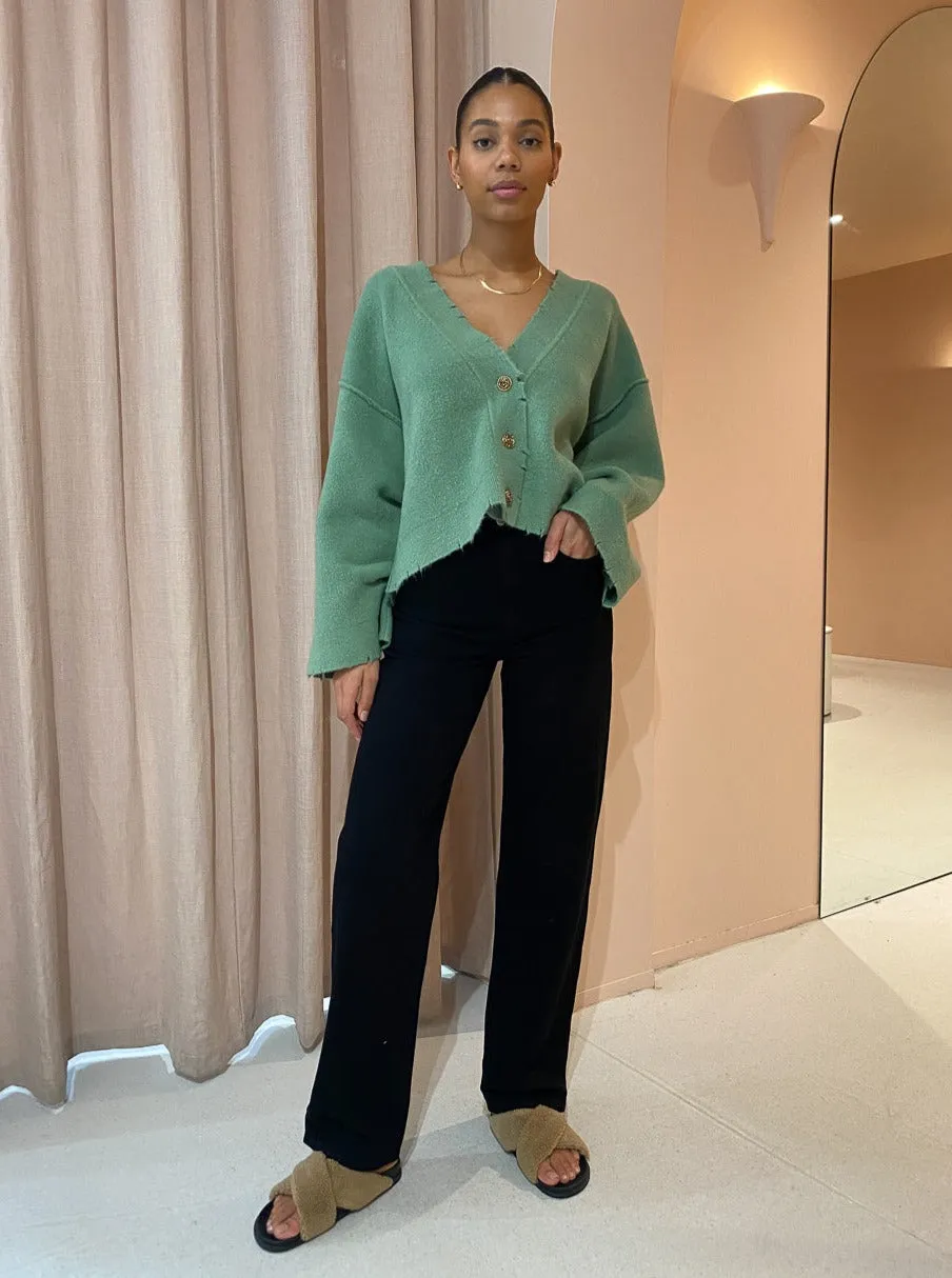 Blanca Pepa Cardigan in Pistachio