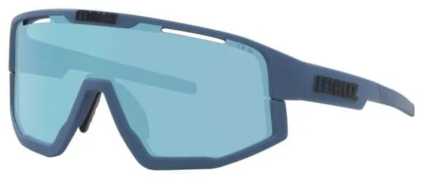 Bliz Fusion Goggles Small Matte Blue - Mirror Ice Blue