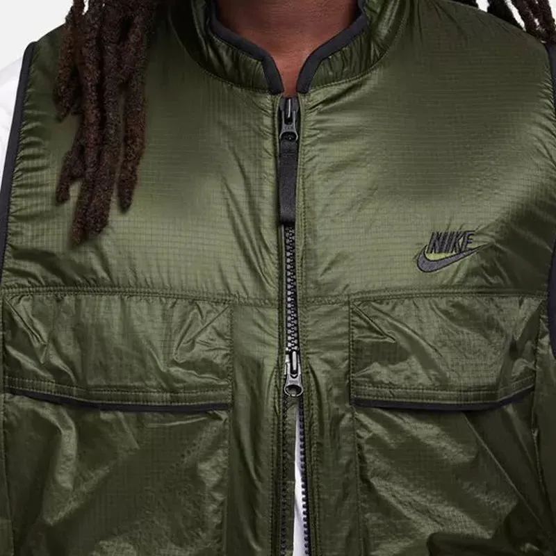 Blouson Sans Manche Nike Tech Fleece Utility Vest - Kaki - Mixte