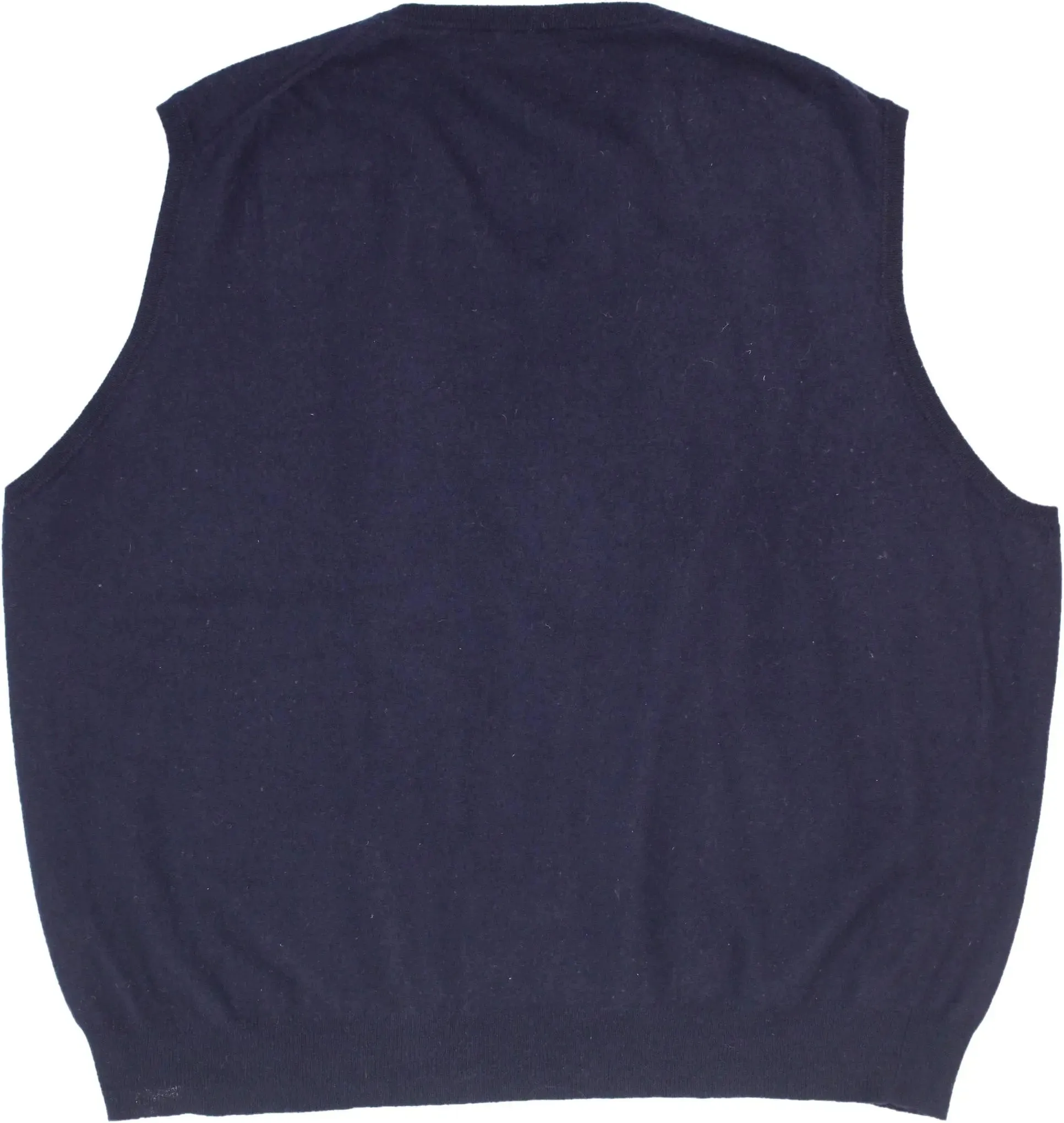 Blue Knitted Vest by Ralph Lauren | ThriftTale