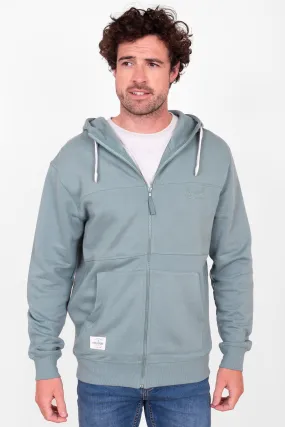 Blue Zip Through Hoodie