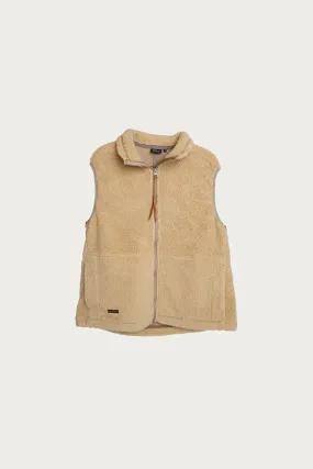 Boa Fleece Vest - Camel