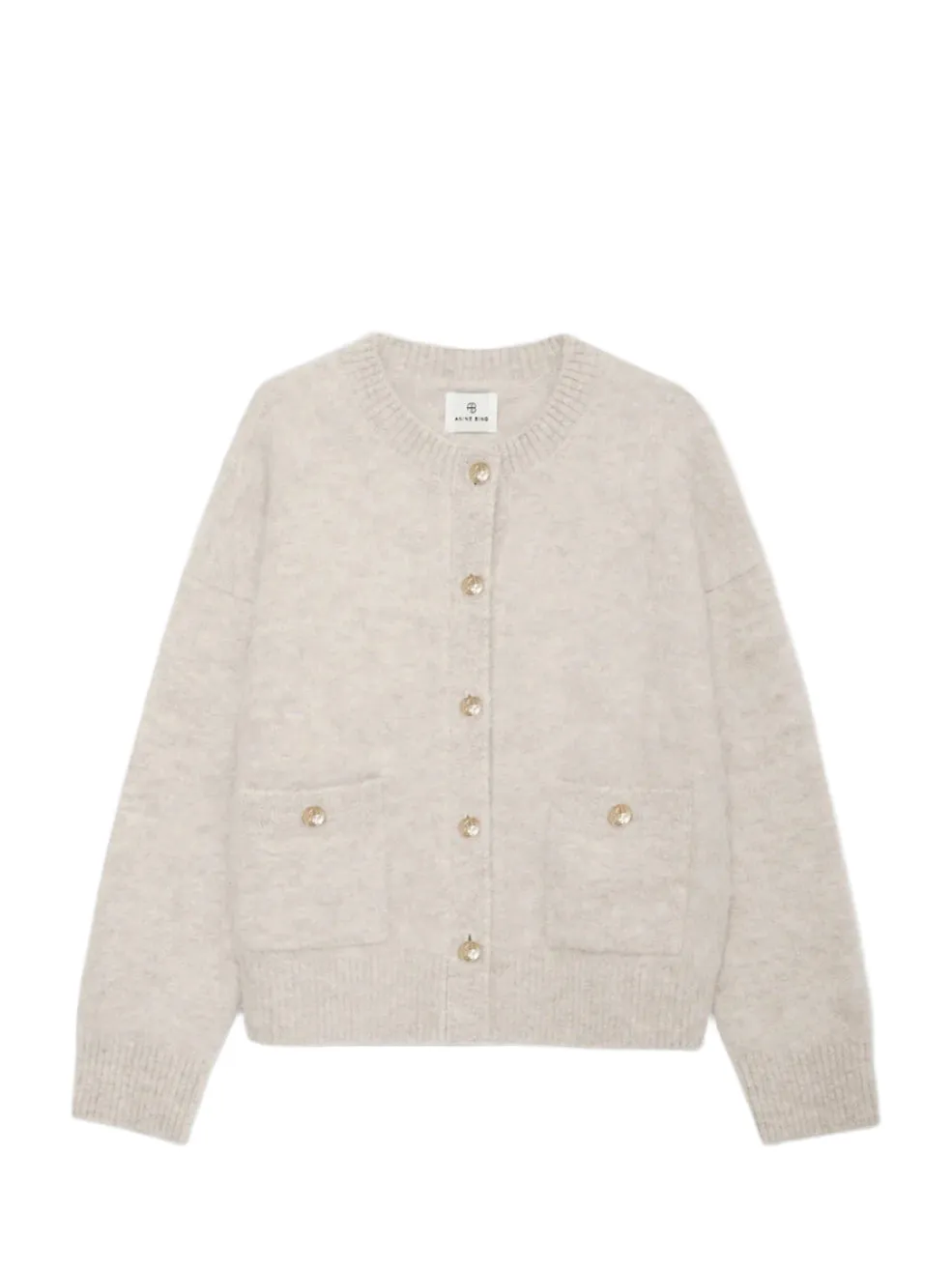 BOBBIE CARDIGAN, LIGHT OAT