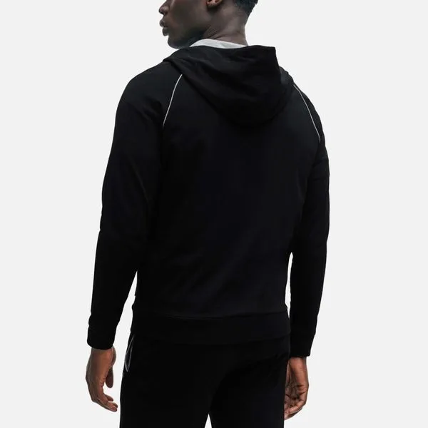 BOSS Bodywear Mix & Match Cotton-Blend Zipped Hoodie