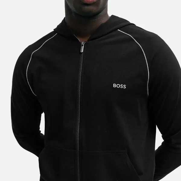 BOSS Bodywear Mix & Match Cotton-Blend Zipped Hoodie