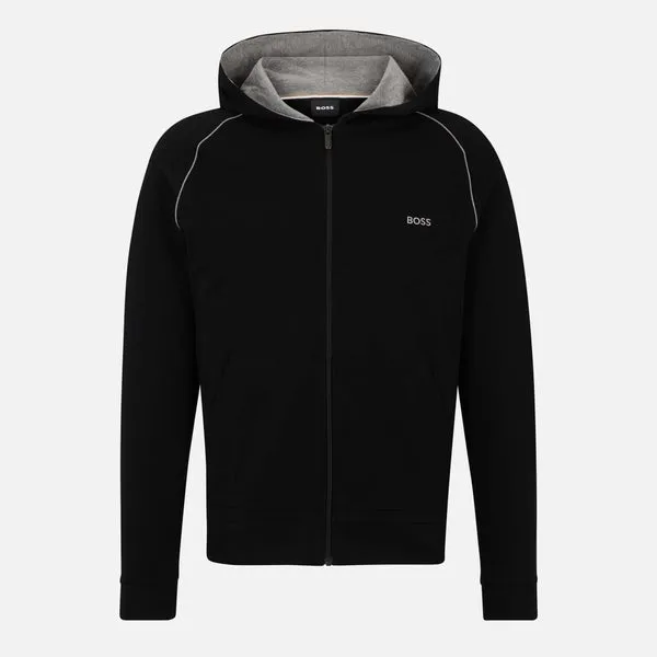 BOSS Bodywear Mix & Match Cotton-Blend Zipped Hoodie