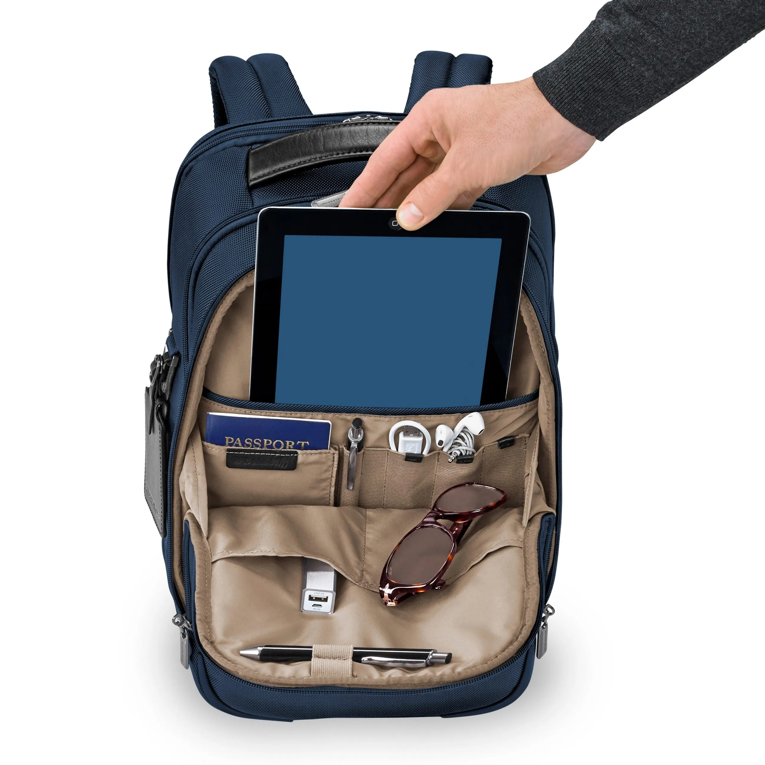 Briggs & Riley @work Medium Backpack - Navy