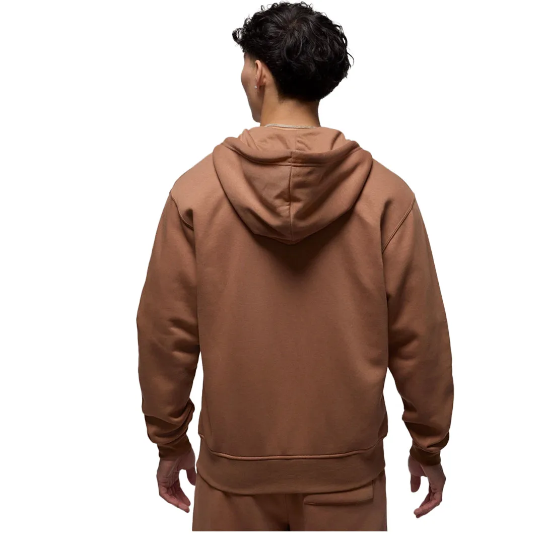 BROOKLYN FLEECE ZIP HOODIE ARCHAEO BROWN