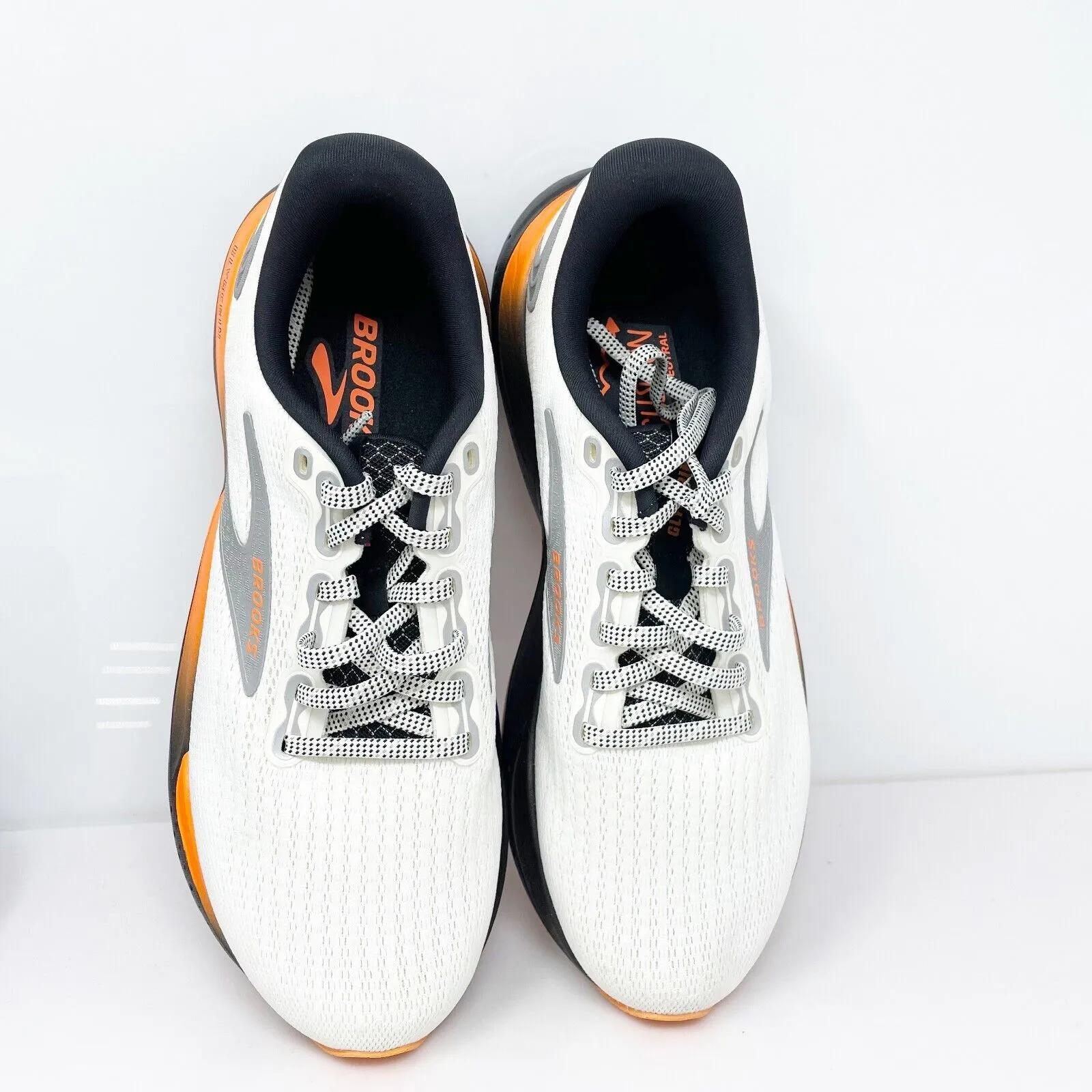 Brooks Mens Glycerin 21 1104191D157 White Running Shoes Sneakers Size 9 D