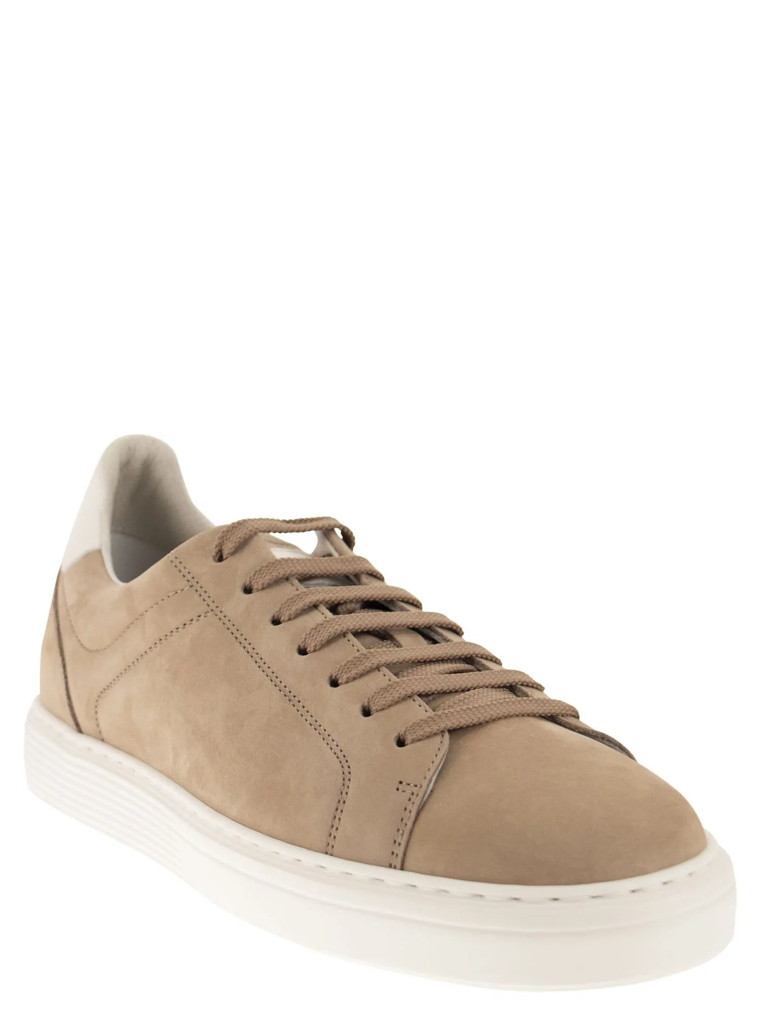 Brunello Cucinelli    Brunello Cucinelli Nabuk Calfskin Trainers