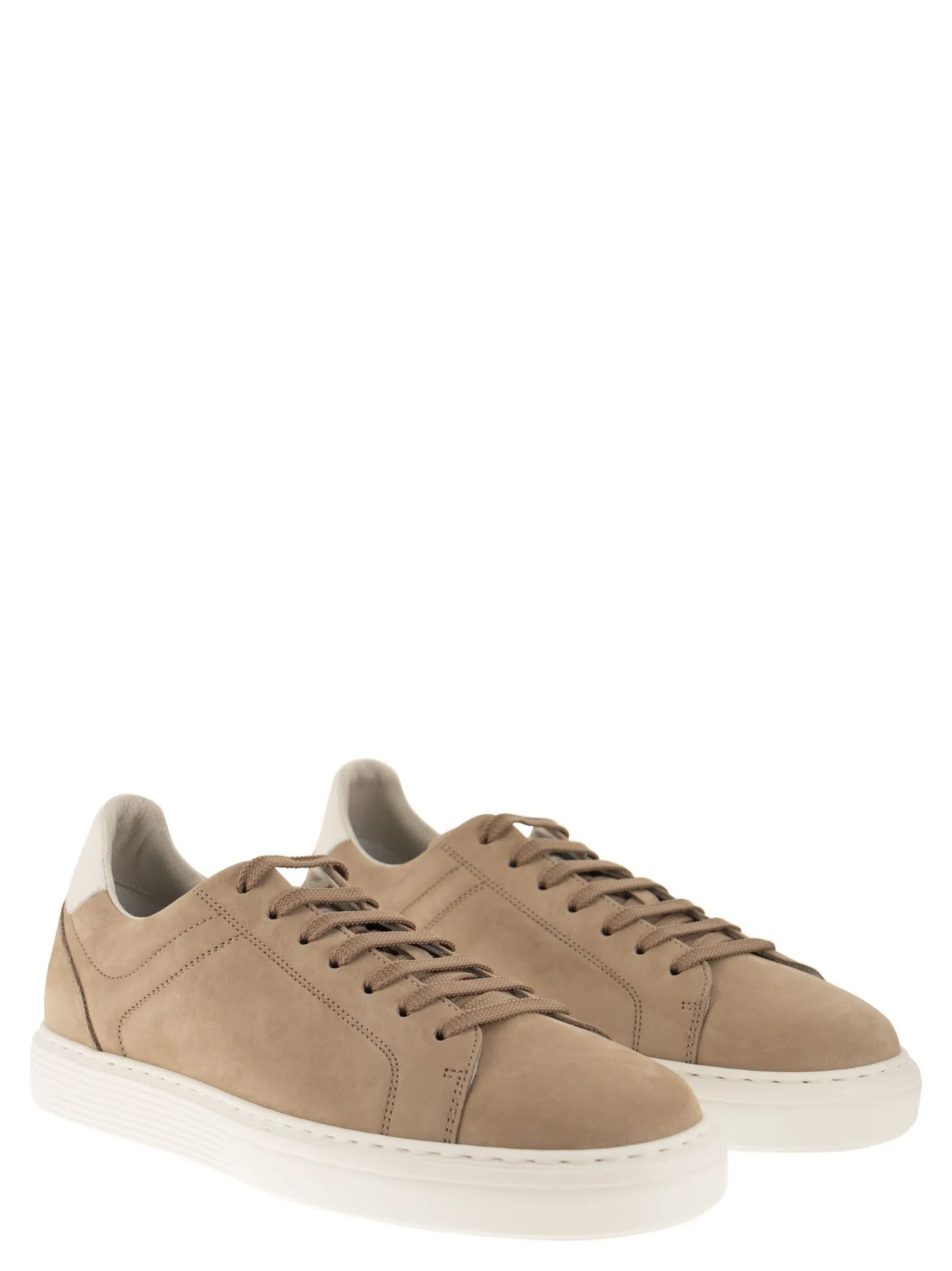 Brunello Cucinelli    Brunello Cucinelli Nabuk Calfskin Trainers