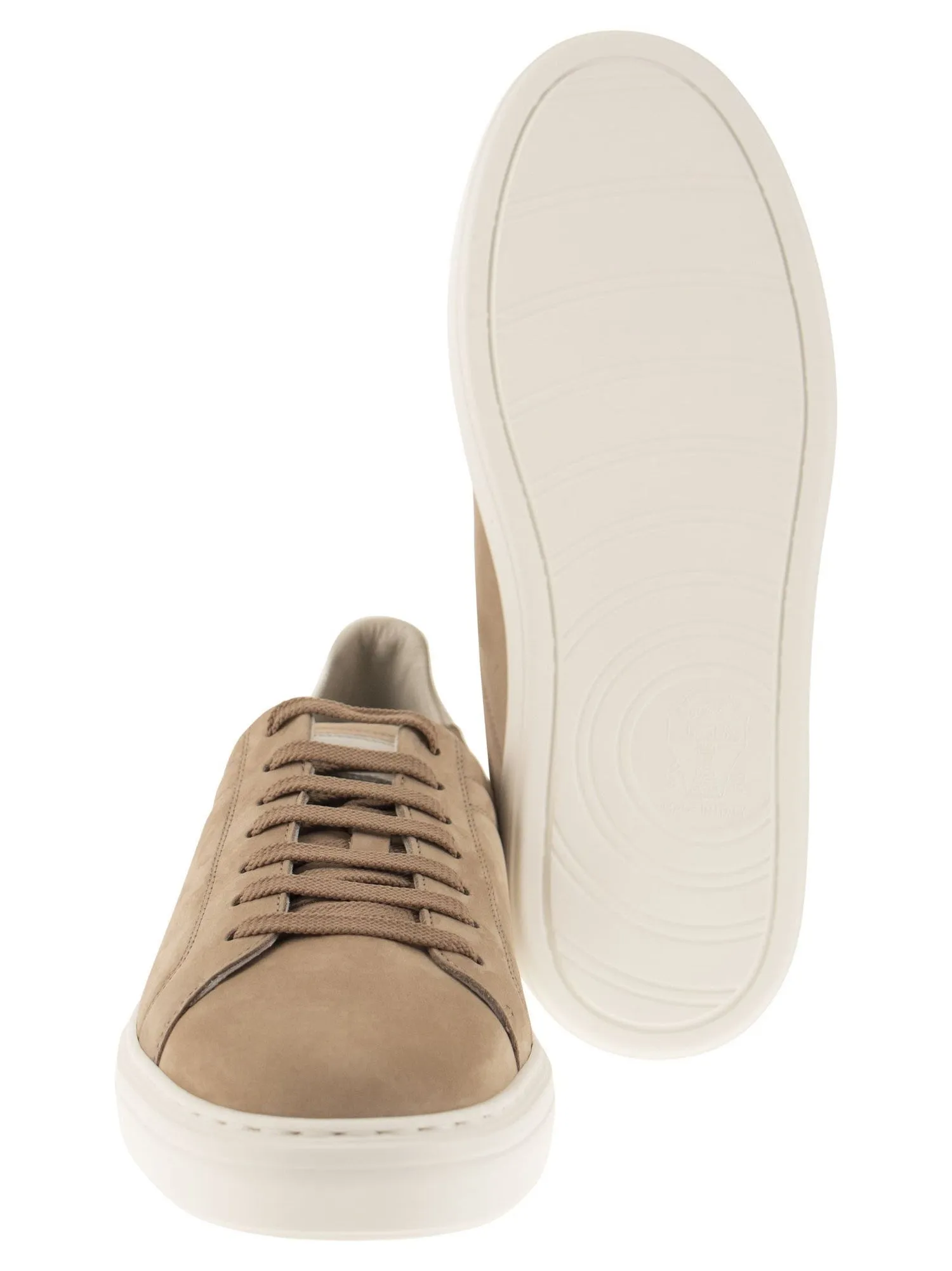 Brunello Cucinelli    Brunello Cucinelli Nabuk Calfskin Trainers