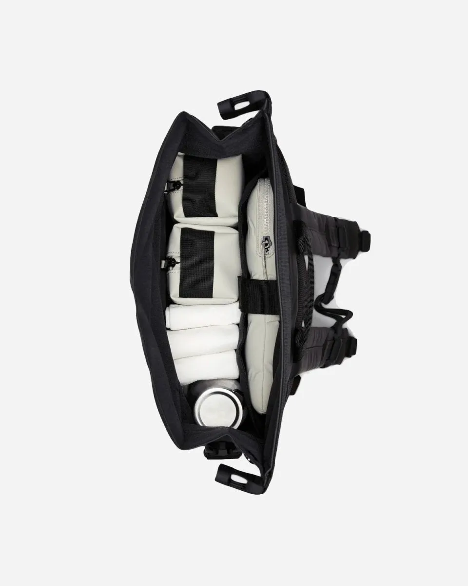 Buckle Rolltop Backpack - Black