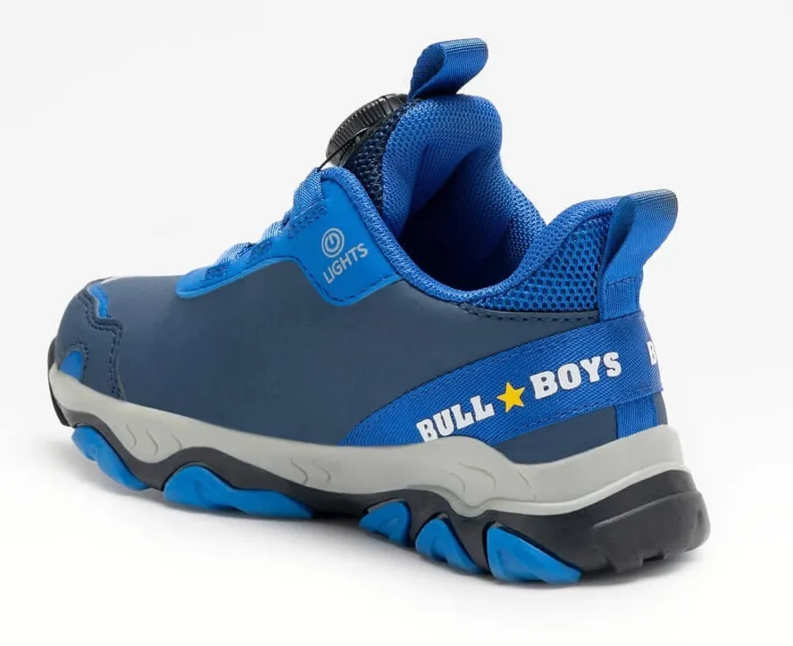 Bull boys DNAL 4556 T-REX Blue Light-Up Trainers