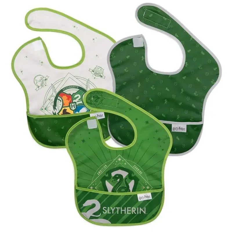 Bumkins 19 - Harry Potter Superbib 3 Pack, Slytherin