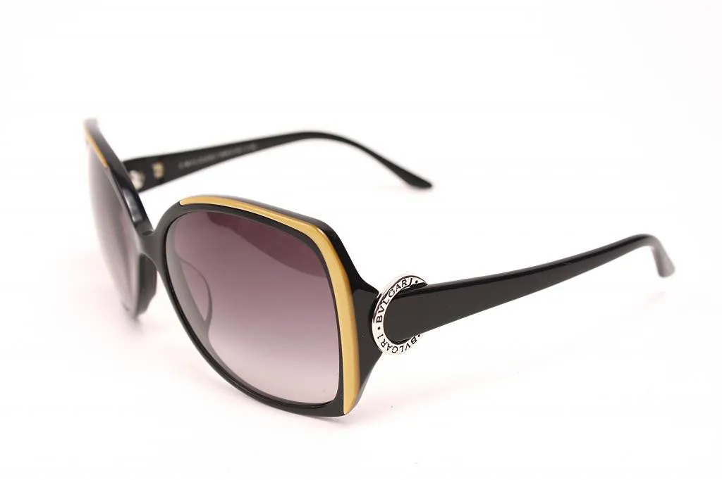 BVLGARI Black & Gold Sunglasses