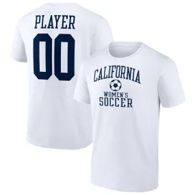  Cal Bears White Women's Soccer Pick-A-Player NIL Gameday Tradition T-Shirt