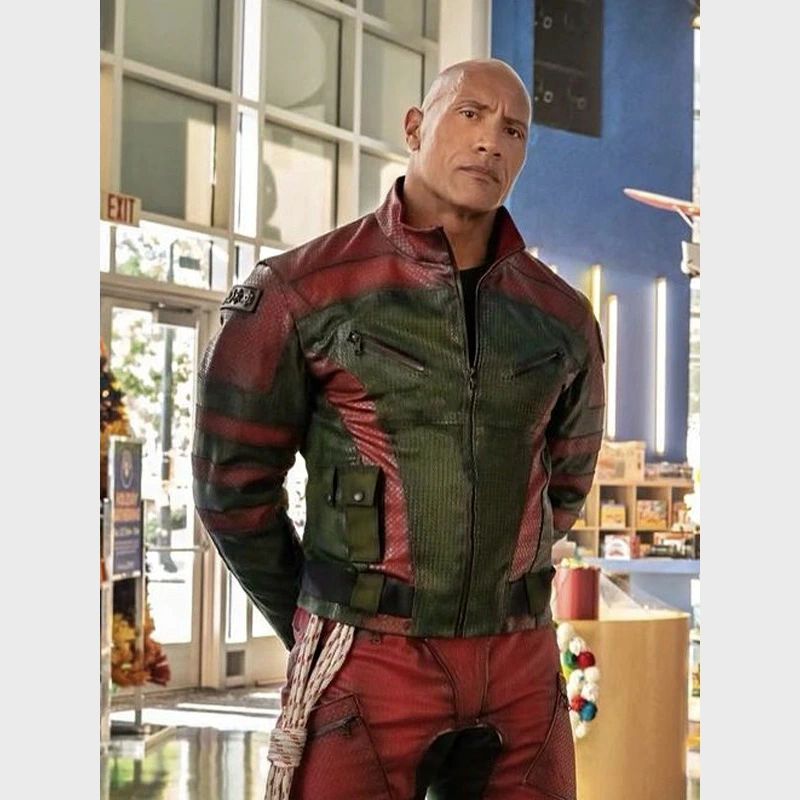 Callum Drift Red One Dwayne Johnson Leather Jacket - Danezon