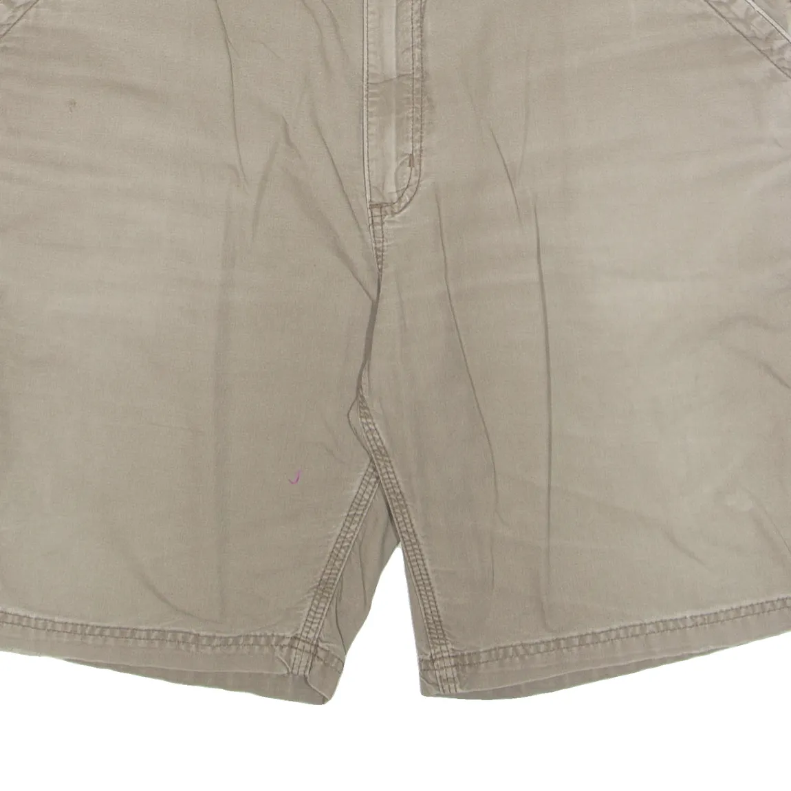 CARHARTT Cargo Carpenter Mens Workwear Shorts Beige XL W40