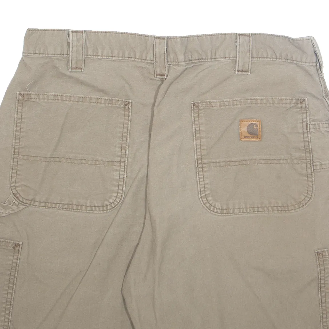 CARHARTT Cargo Carpenter Mens Workwear Shorts Green M W36